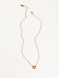 Grace Heart Necklace – gold heart knot pendant on delicate chain